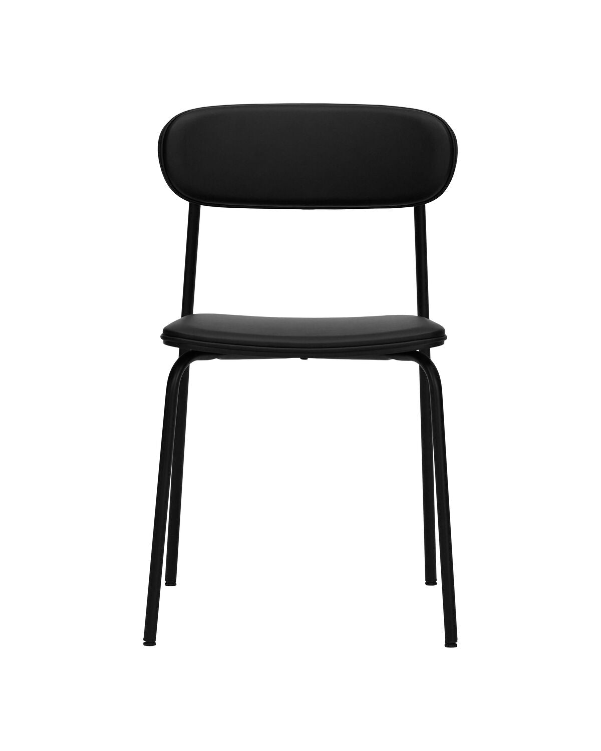 Eleganter schwarzer Stuhl HDPova von House Doctor, ideal für stilvolle Akzente in modernen Wohnräumen und Büros.