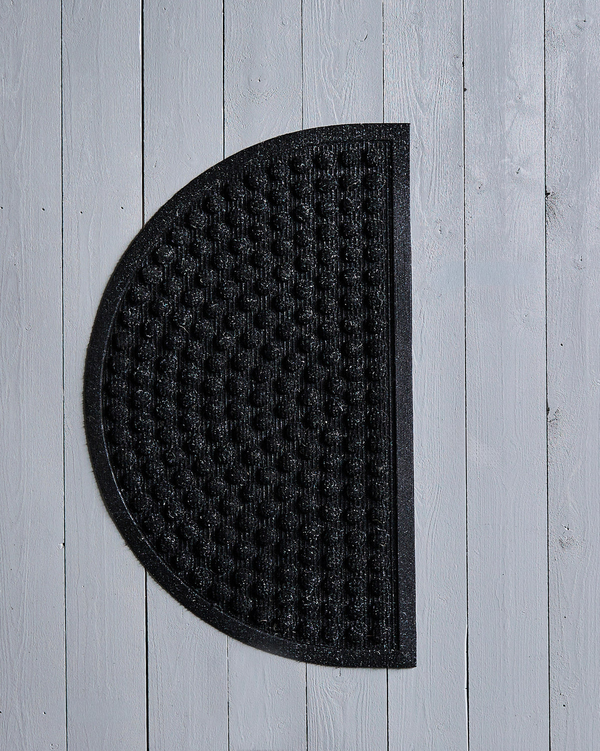 Fußmatte, HDEntry, Half Round, Schwarz in Black präsentiert im Onlineshop von KAQTU Design AG. Fussmatte ist von House Doctor