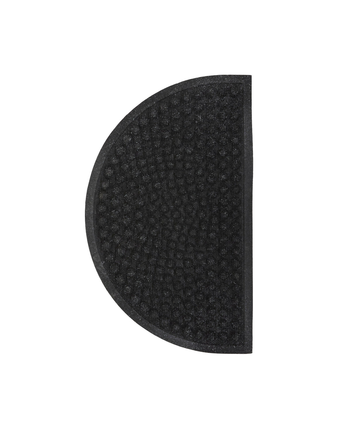 Fußmatte, HDEntry, Half Round, Schwarz in Black präsentiert im Onlineshop von KAQTU Design AG. Fussmatte ist von House Doctor
