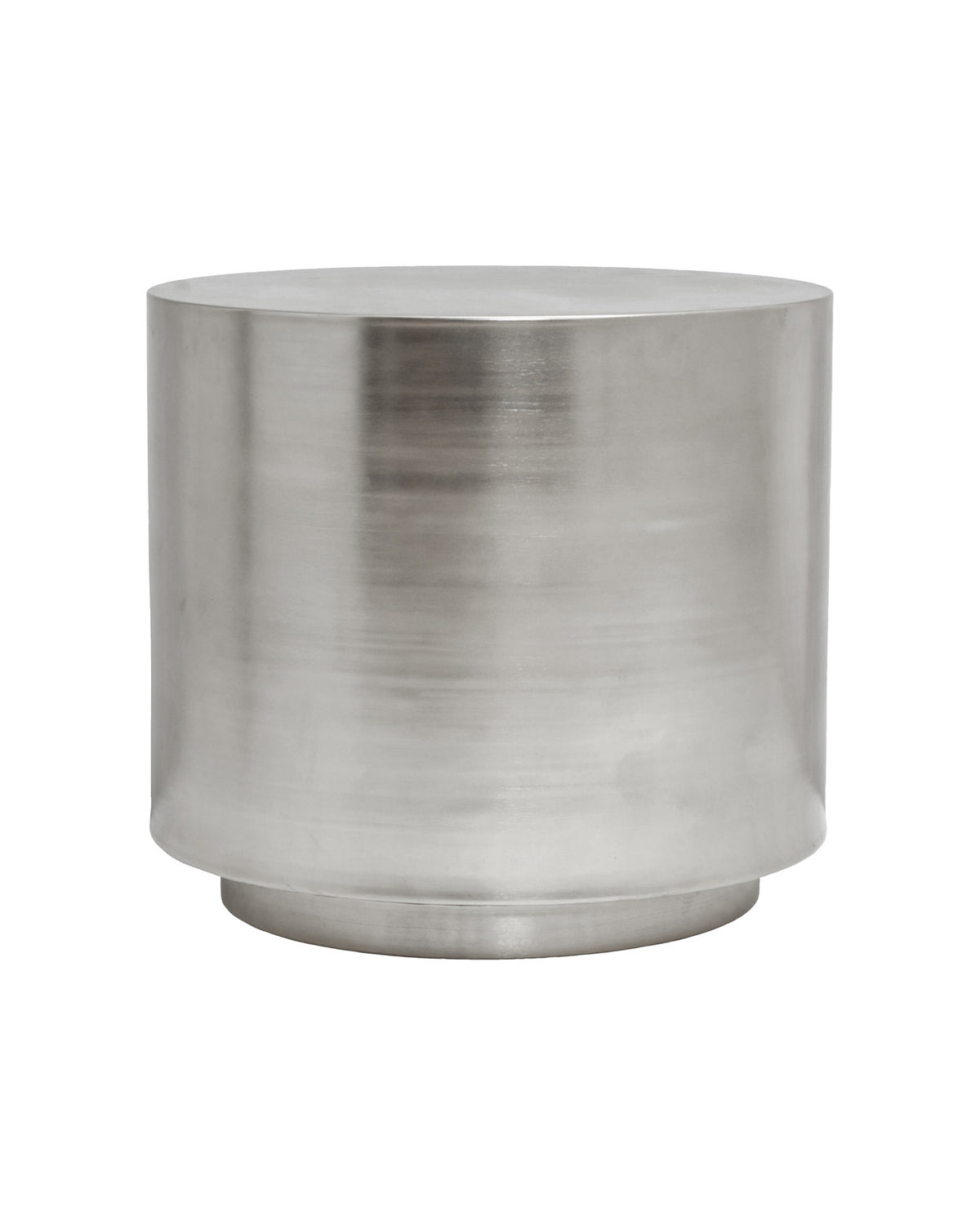 Beistelltisch, HDStep, Gebürstetes Silber-Finish in Brushed silver finish präsentiert im Onlineshop von KAQTU Design AG. Beistelltisch ist von House Doctor