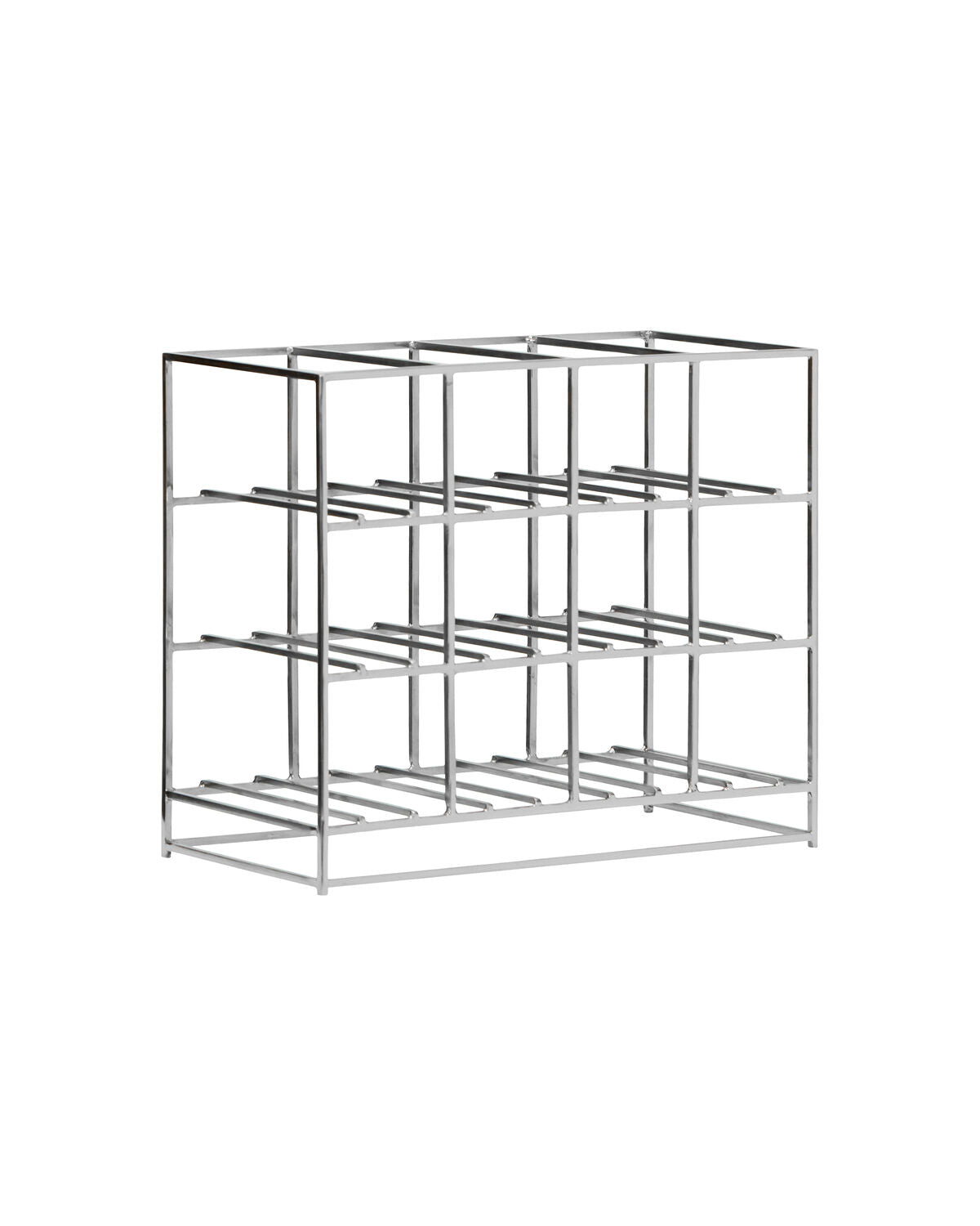 Weinregal, HD12, Silber-Finish in Silver finish präsentiert im Onlineshop von KAQTU Design AG. Weinregal ist von House Doctor