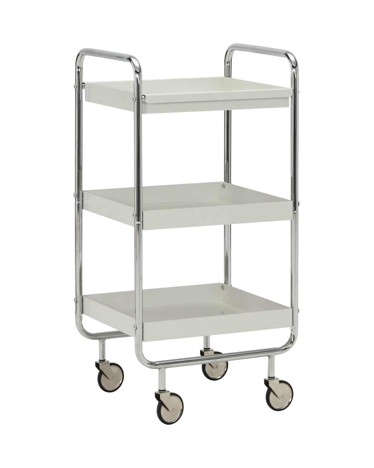 Trolley, HDRoll, Off-White, Crome in Off-white präsentiert im Onlineshop von KAQTU Design AG. Servierwagen ist von House Doctor