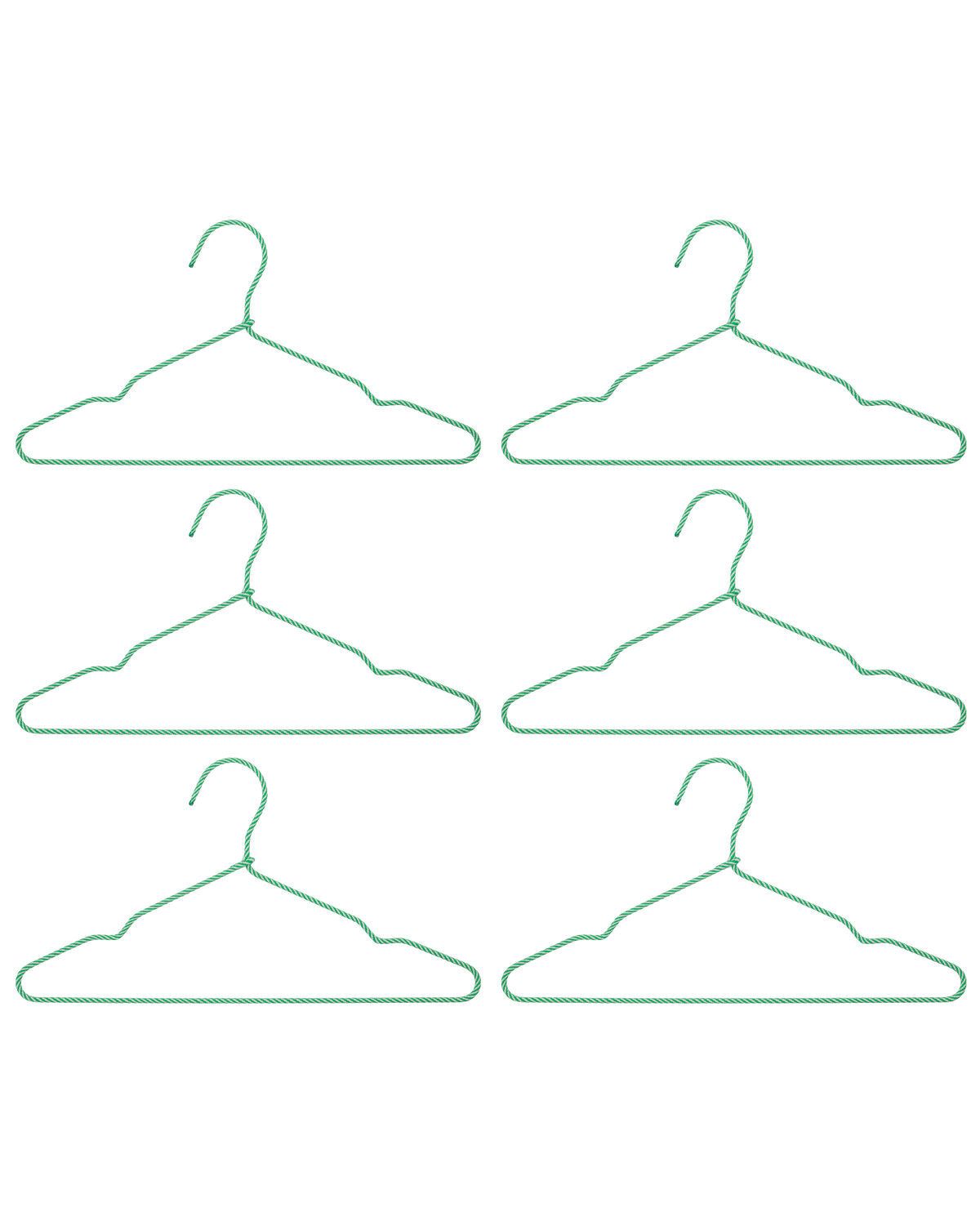 Kleiderbügel, HDWire, Grün in Green präsentiert im Onlineshop von KAQTU Design AG. Kleiderhaken ist von House Doctor