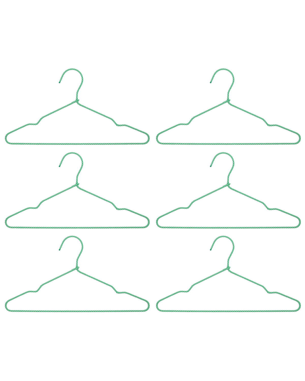 Kleiderbügel, HDWire, Grün in Green präsentiert im Onlineshop von KAQTU Design AG. Kleiderhaken ist von House Doctor
