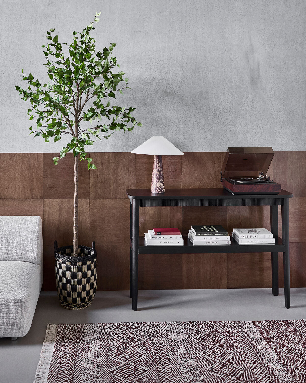 Künstliche Pflanze, HDHornbeam, Grün, Lila in Green präsentiert im Onlineshop von KAQTU Design AG. Kunstpflanze ist von House Doctor