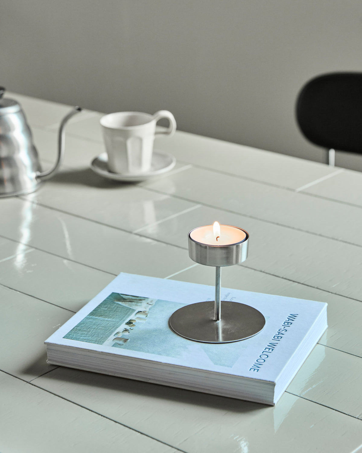 Teelichthalter, HDAnit, Silber-Finish in Silberfarben präsentiert im Onlineshop von KAQTU Design AG. Kerzenständer ist von House Doctor