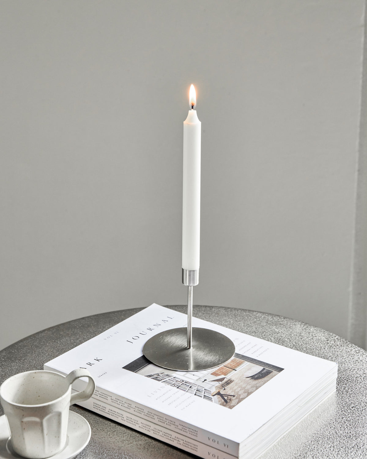 Kerzenständer, HDAnit, Silber-Finish in Silver finish präsentiert im Onlineshop von KAQTU Design AG. Kerzenständer ist von House Doctor