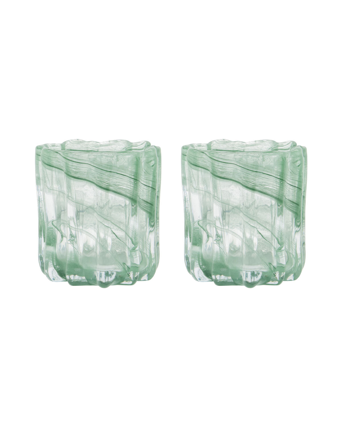 Teelichthalter, HDCurl, Grün in Green präsentiert im Onlineshop von KAQTU Design AG. Kerzenständer ist von House Doctor