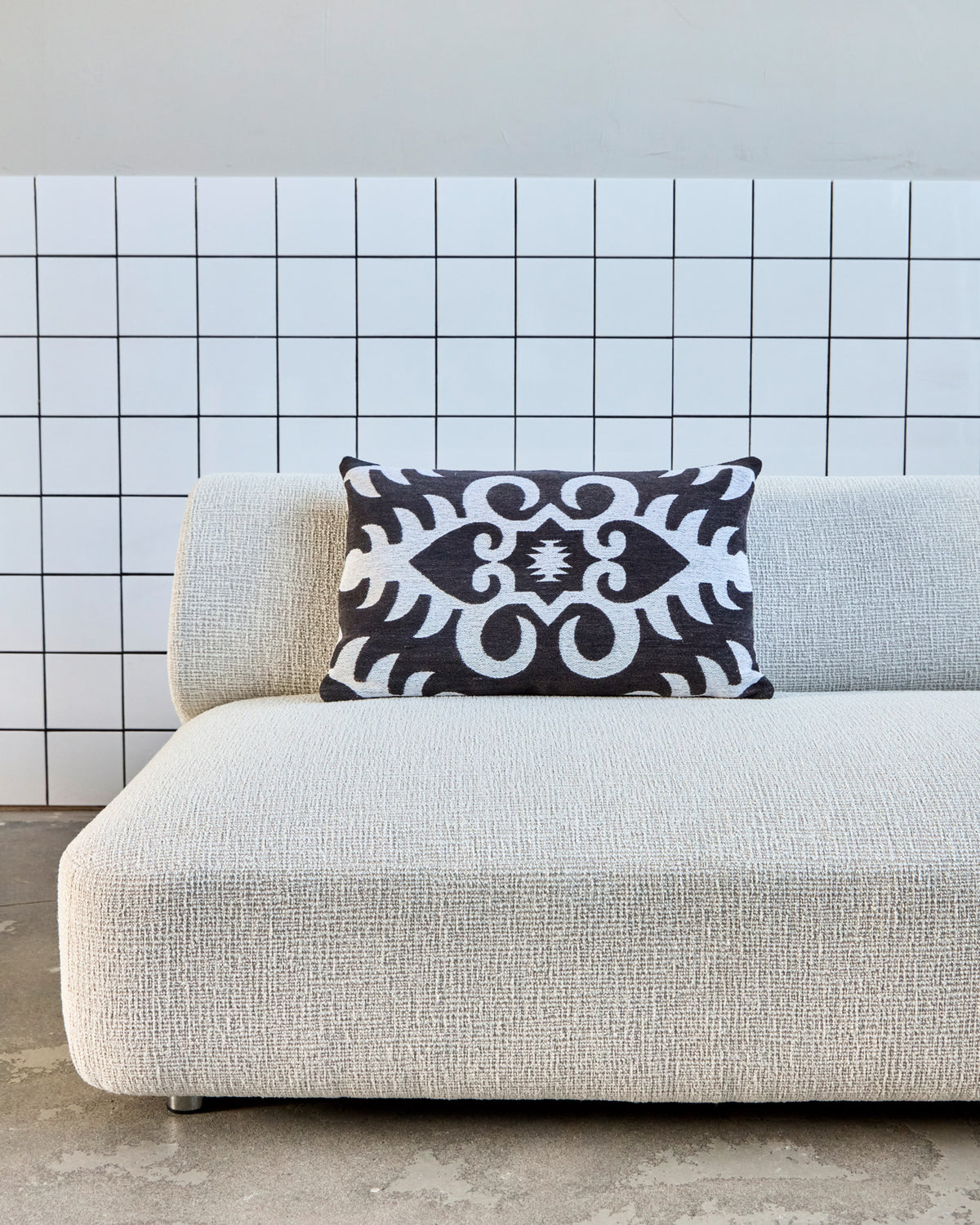 Kissenbezug, HDAmici, Schwarz, Off-White in Black präsentiert im Onlineshop von KAQTU Design AG. Kissenbezug ist von House Doctor