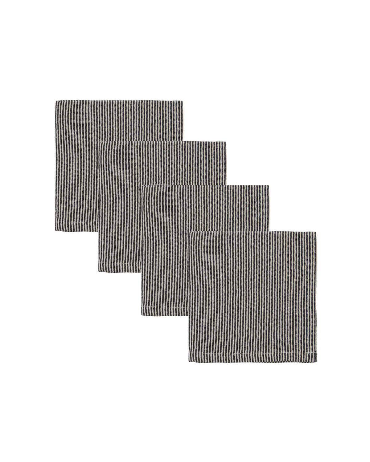 Servietten, HDBlock, Sand, Schwarz in Sand präsentiert im Onlineshop von KAQTU Design AG. Servietten ist von House Doctor