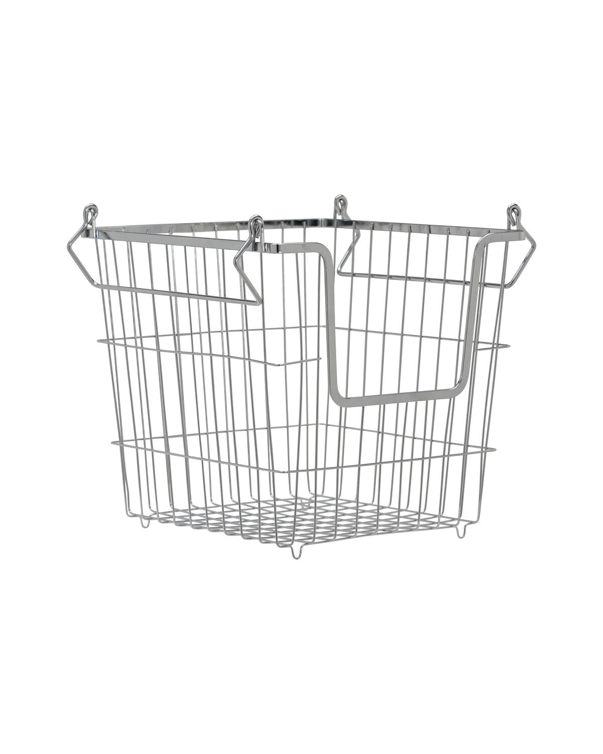 Korb, HDTaw in Chrome finish präsentiert im Onlineshop von KAQTU Design AG. Aufbewahrungskorb ist von House Doctor