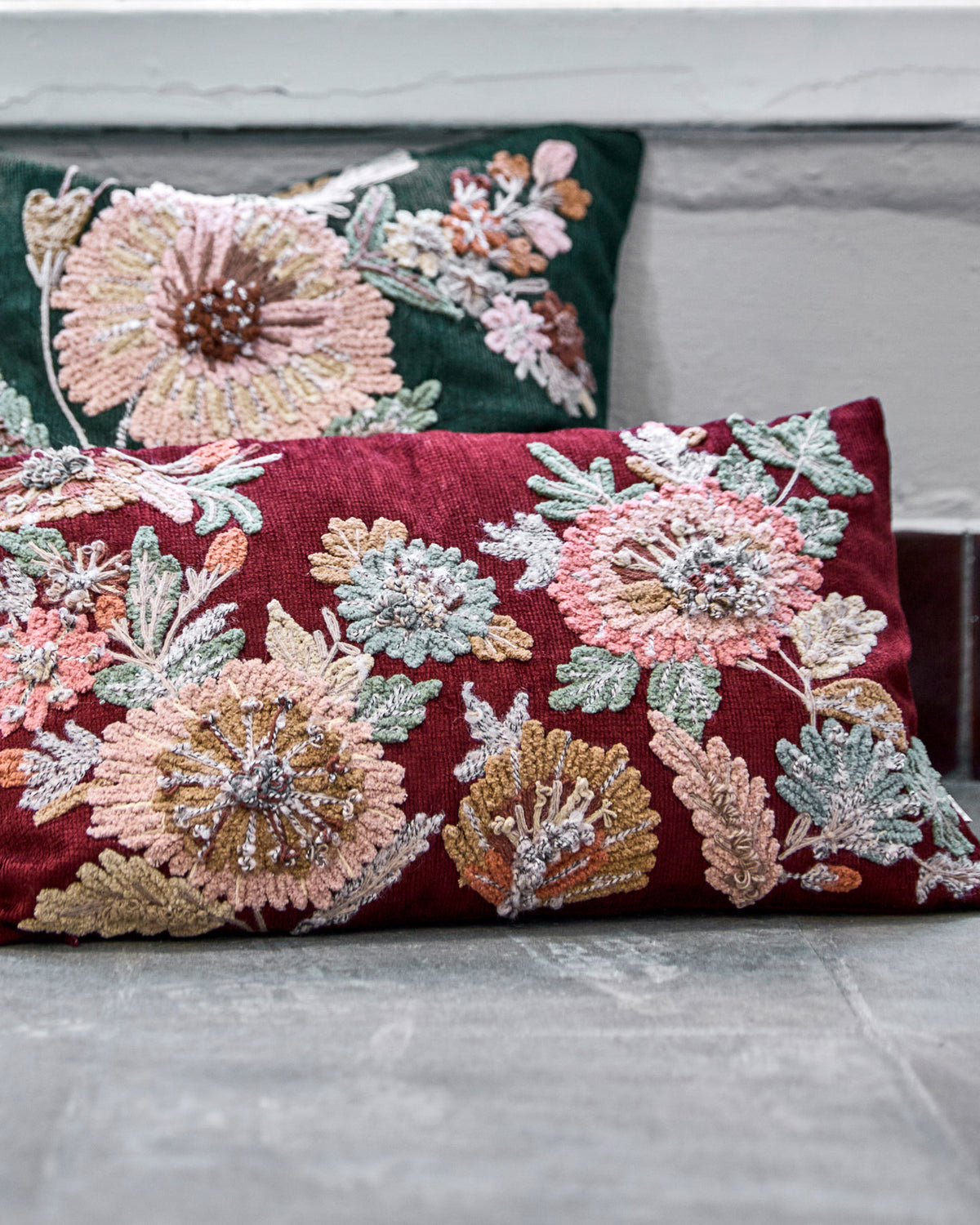 Kissenbezug, HDBota, Grün, Rose in Green präsentiert im Onlineshop von KAQTU Design AG. Kissenbezug ist von House Doctor