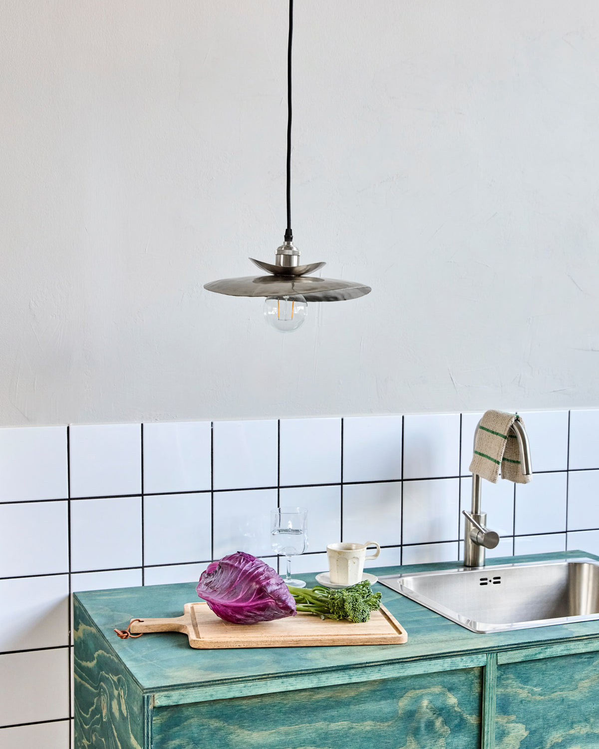 Lampenschirm, HDHatt, Gebürstetes Silber in Brushed silver präsentiert im Onlineshop von KAQTU Design AG. Lampenschirm ist von House Doctor