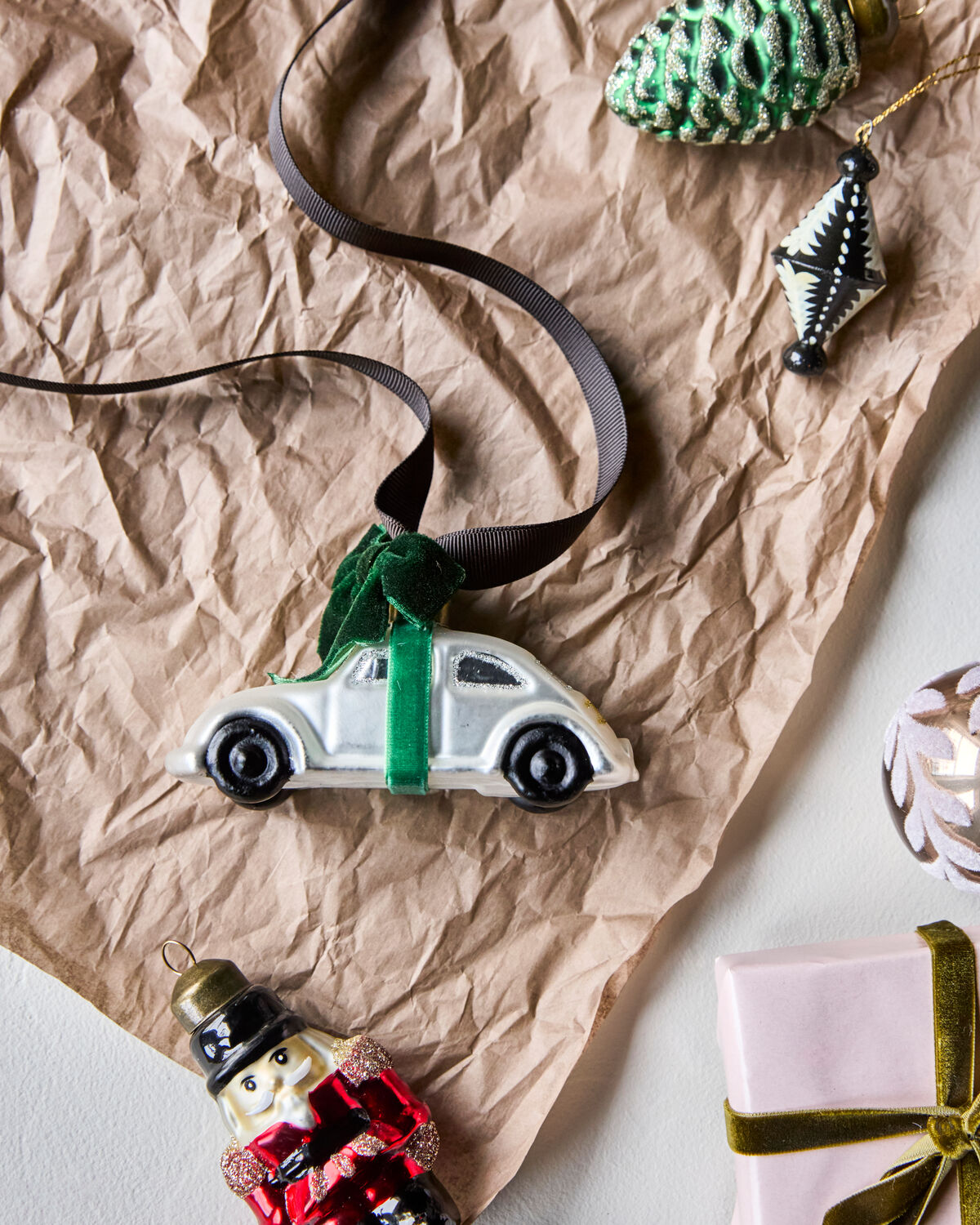 Weihnachtsschmuck, HDCar, Silber in Silver präsentiert im Onlineshop von KAQTU Design AG. Weihnachtszubehör ist von House Doctor