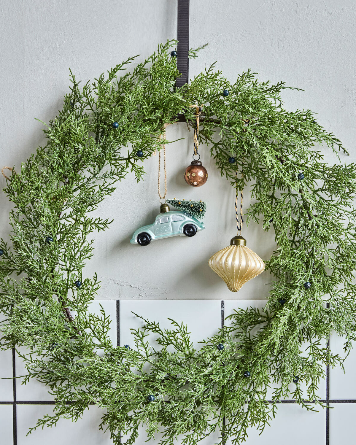 Weihnachtsschmuck, HDCar, Hellblau in Light blue präsentiert im Onlineshop von KAQTU Design AG. Weihnachtszubehör ist von House Doctor