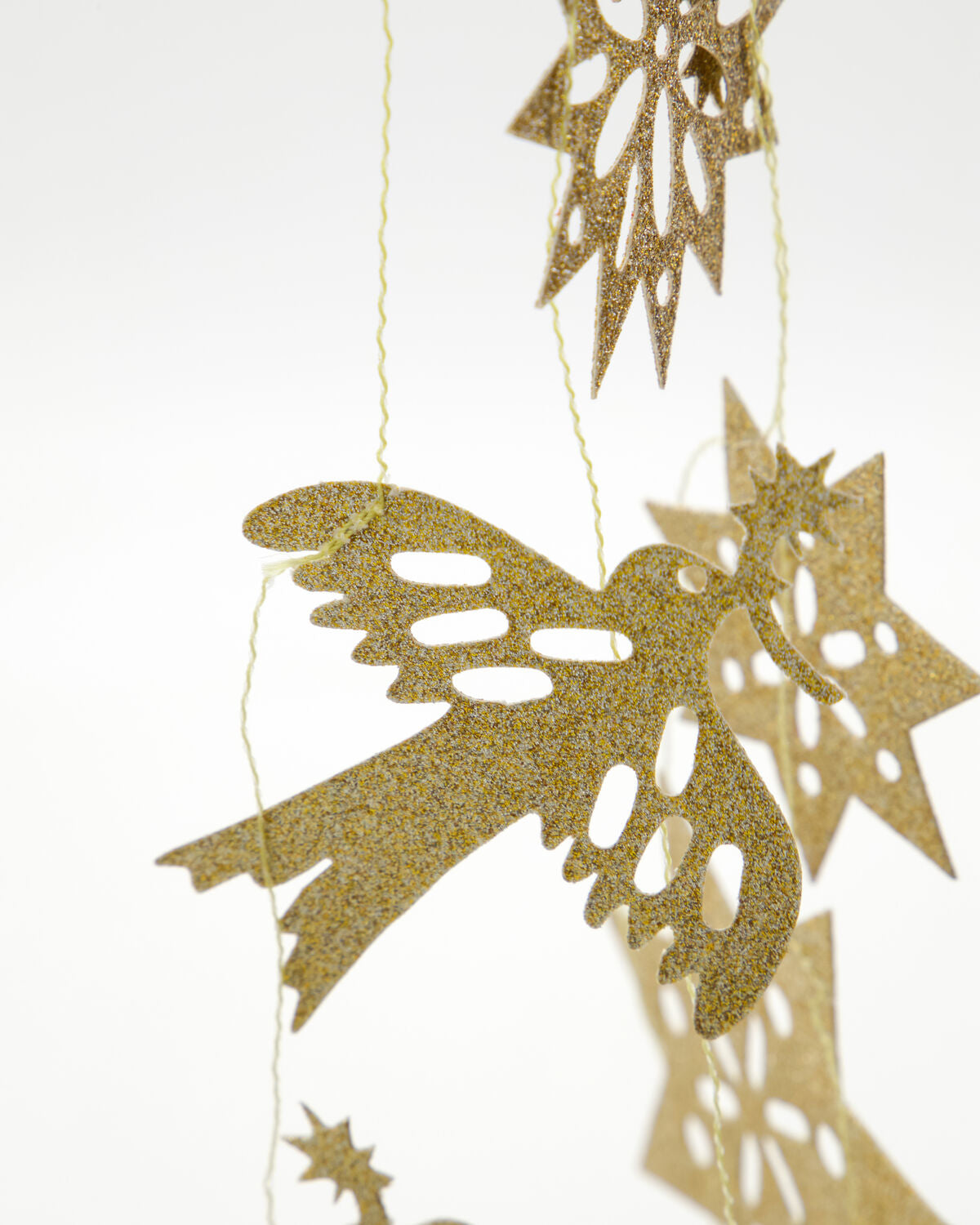 Girlande, HDFigure, Champagner in Champagne präsentiert im Onlineshop von KAQTU Design AG. Weihnachtszubehör ist von House Doctor
