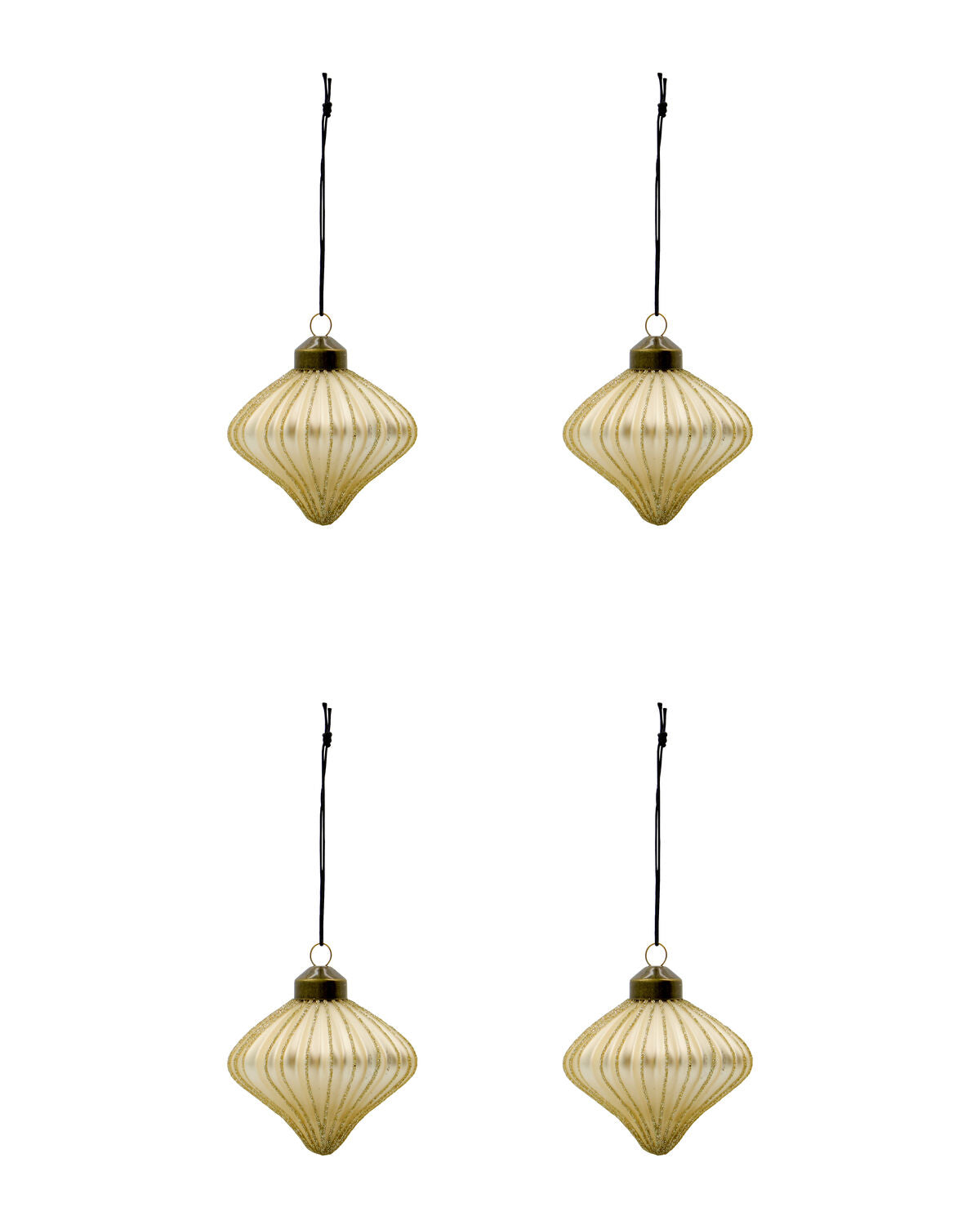Weihnachtsschmuck, HDSpin, Champagner in Champagne präsentiert im Onlineshop von KAQTU Design AG. Weihnachtszubehör ist von House Doctor
