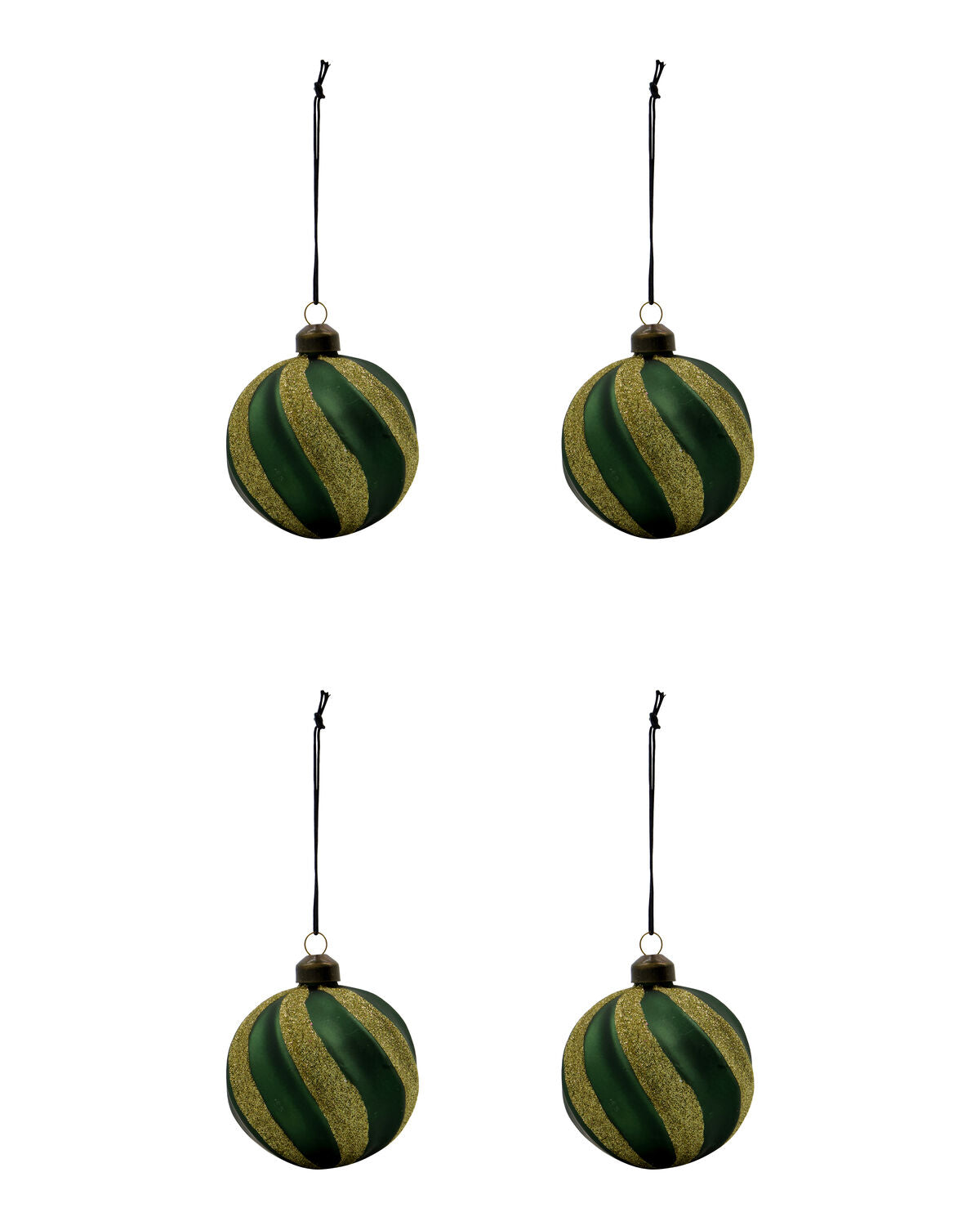 Weihnachtsschmuck, HDSwirl, Grün in Green präsentiert im Onlineshop von KAQTU Design AG. Weihnachtszubehör ist von House Doctor