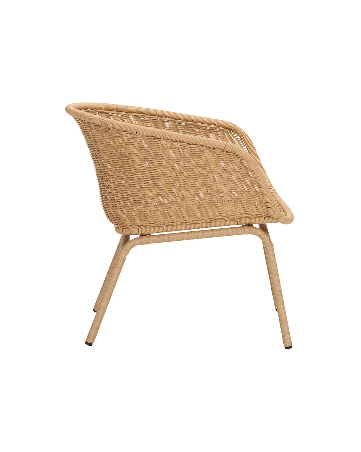Eleganter Outdoor-Loungesessel HDHapur von House Doctor, perfekt für gemütliche Momente im Freien, vereint modernes Design mit optimalem Sitzkomfort.