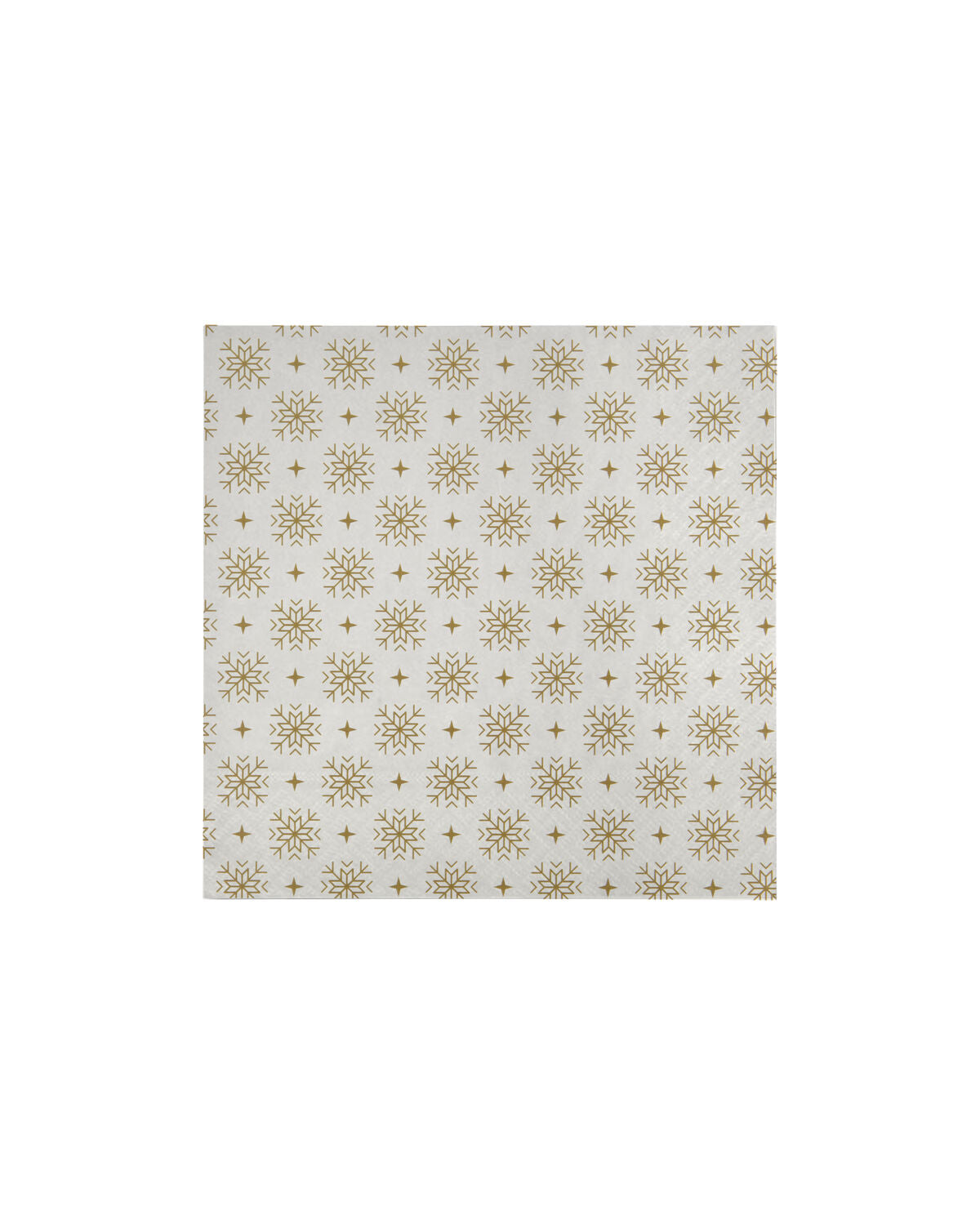 Servietten, HDSnowflakes, Weiß, Gold in White präsentiert im Onlineshop von KAQTU Design AG. Weihnachtszubehör ist von House Doctor