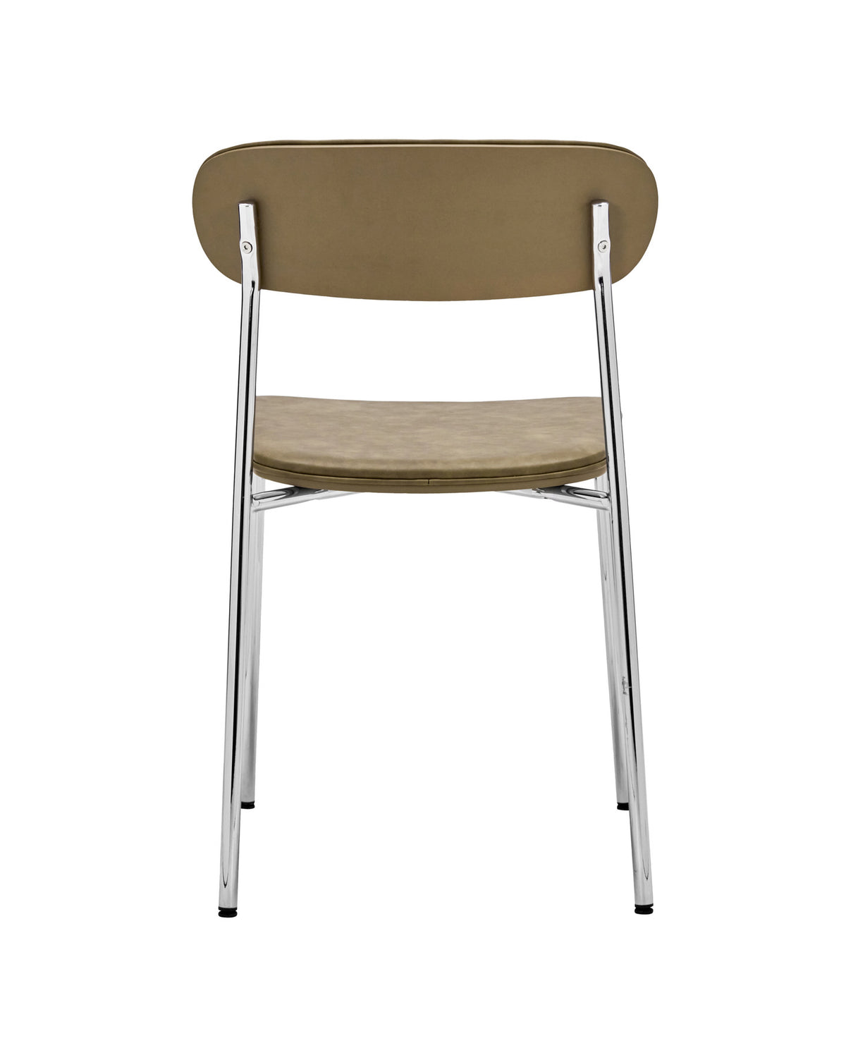 Stuhl, HDPova, Crome, Khaki in Chrome präsentiert im Onlineshop von KAQTU Design AG. Stuhl ist von House Doctor