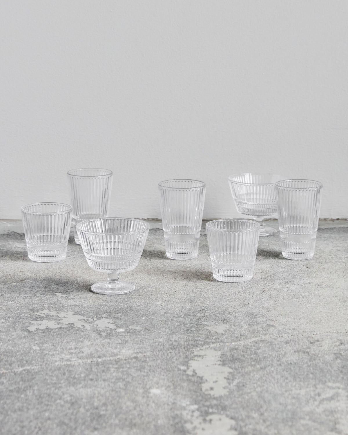 Bierglas, HDSlots, Klar in Clear präsentiert im Onlineshop von KAQTU Design AG. Biergläser ist von House Doctor