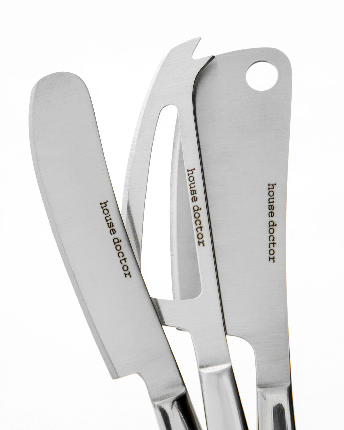 Käsemesser, HDCheese, Silber in Silver präsentiert im Onlineshop von KAQTU Design AG. Besteckset ist von House Doctor