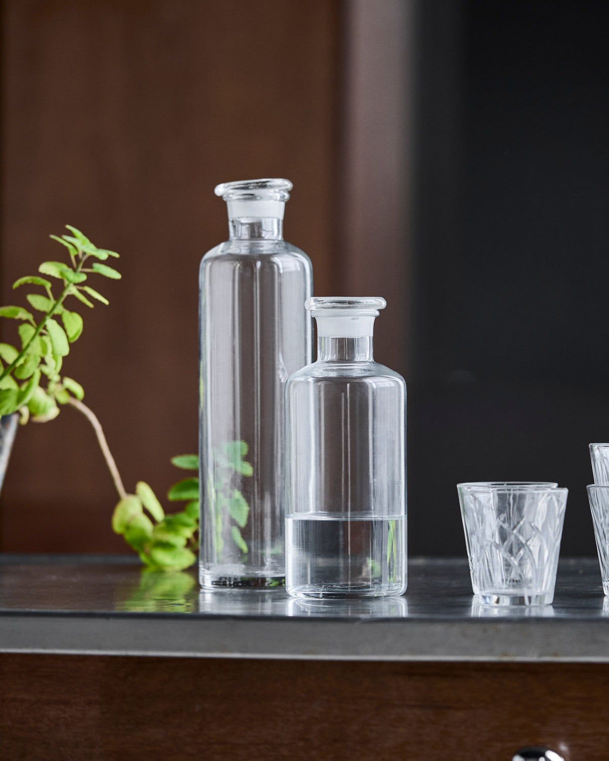 Flasche, HDFarma, Klar in Clear präsentiert im Onlineshop von KAQTU Design AG. Karaffe ist von House Doctor