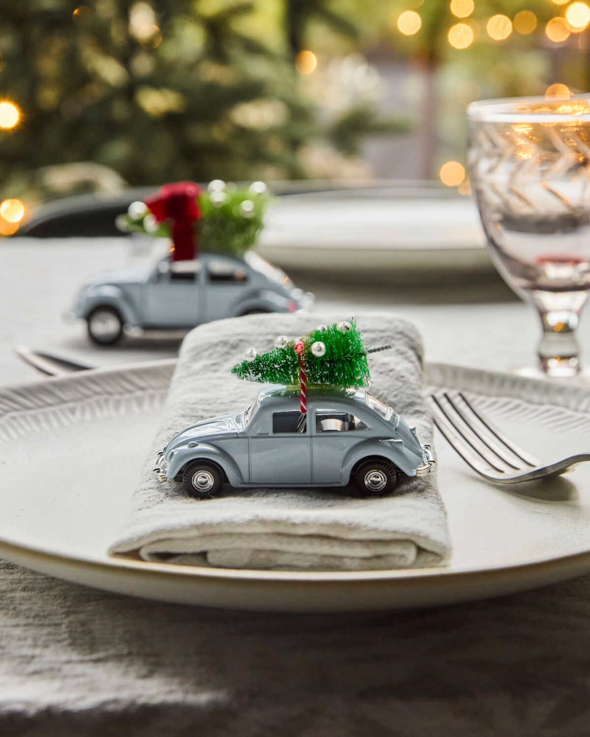 Dekoration, HDMini car, Hellblau in Light blue präsentiert im Onlineshop von KAQTU Design AG. Weihnachtszubehör ist von House Doctor