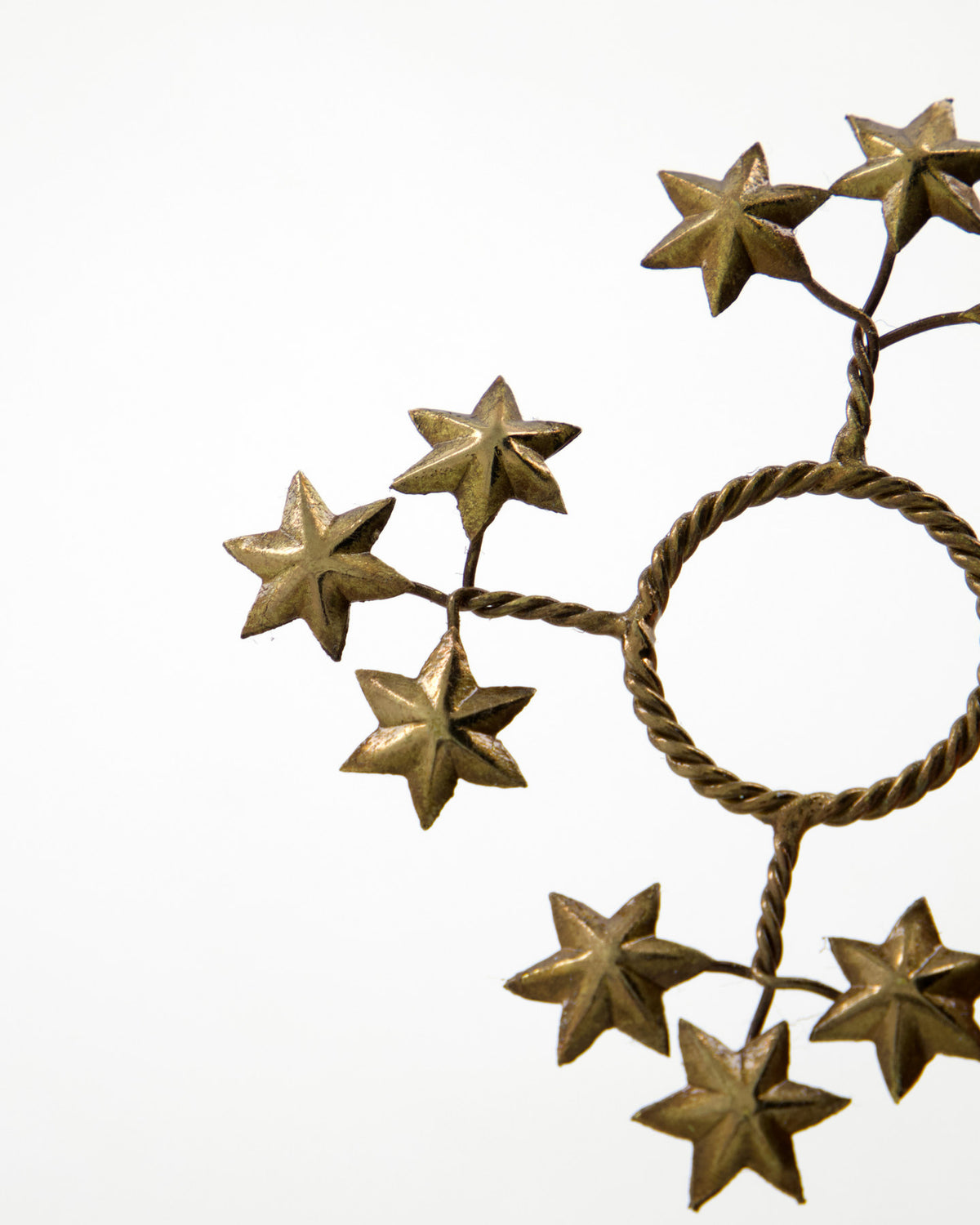 Kerzenring, HDStar, Gold in Golden präsentiert im Onlineshop von KAQTU Design AG. Weihnachtszubehör ist von House Doctor