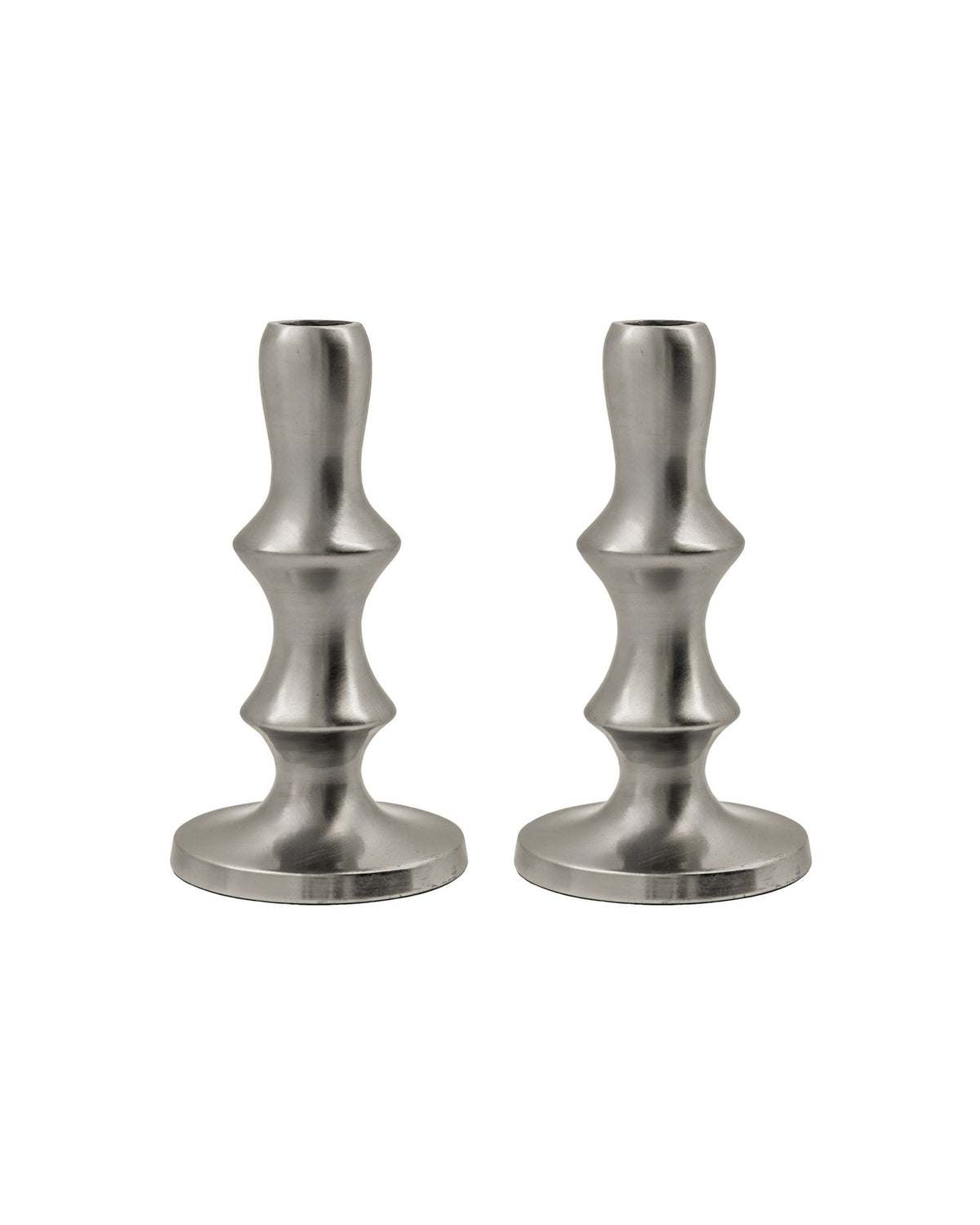 Kerzenständer, HDReese, Silber-Finish in Silberfarben präsentiert im Onlineshop von KAQTU Design AG. Kerzenständer ist von House Doctor