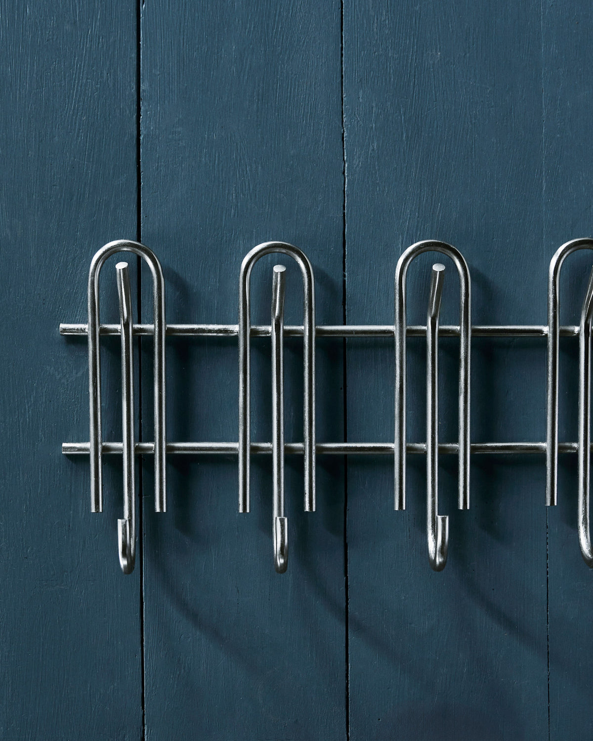 Hakenleiste, HDCleo, Silber-Finish in Silver finish präsentiert im Onlineshop von KAQTU Design AG. Kleiderhaken ist von House Doctor