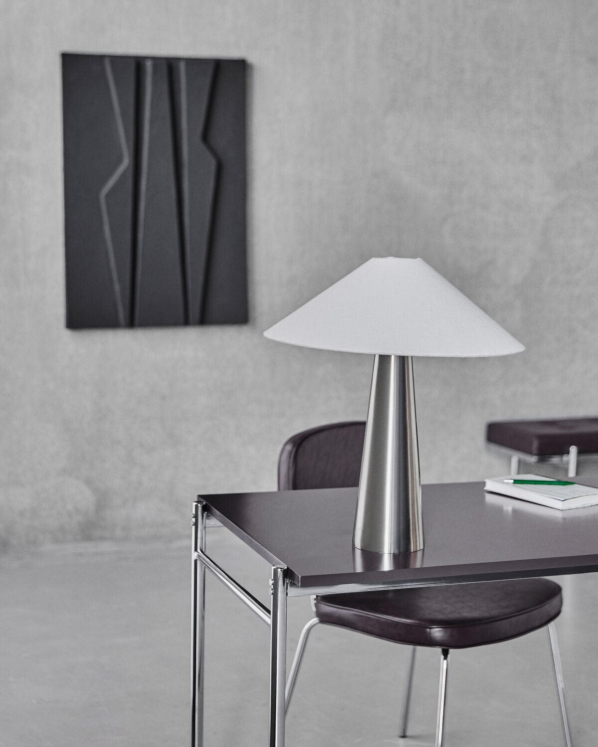 Tischleuchte, HDSoffi, Gebürstetes Silber, Off-White in Brushed silver präsentiert im Onlineshop von KAQTU Design AG. Tischleuchte ist von House Doctor