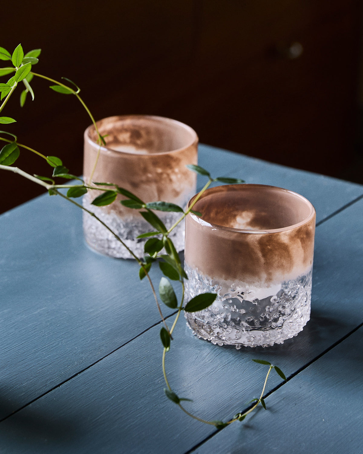 Teelichthalter, HDTeagan, Dunkles Pulver in Dark powder präsentiert im Onlineshop von KAQTU Design AG. Kerzenständer ist von House Doctor