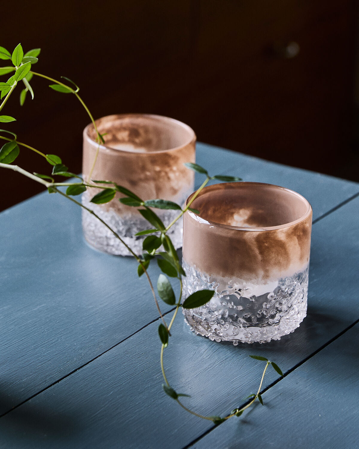 Teelichthalter, HDTeagan, Dunkles Pulver in Dark powder präsentiert im Onlineshop von KAQTU Design AG. Kerzenständer ist von House Doctor