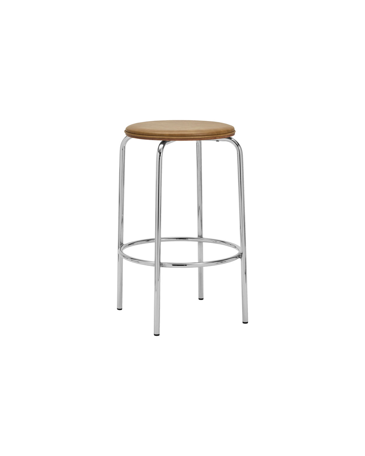 Barhocker, HDComma, Kognak, Crome in Cognac präsentiert im Onlineshop von KAQTU Design AG. Barhocker ist von House Doctor