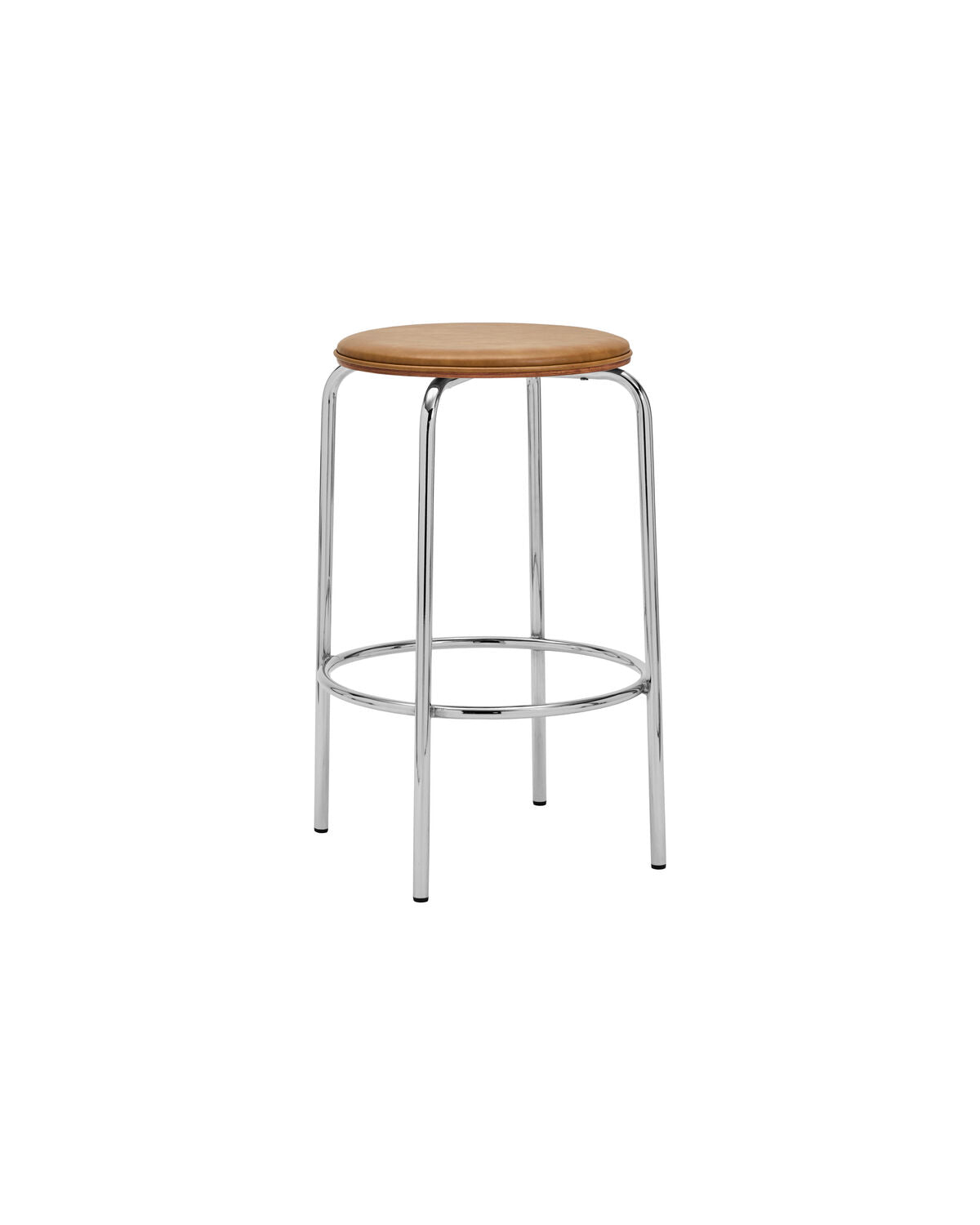 Barhocker, HDComma, Kognak, Crome in Cognac präsentiert im Onlineshop von KAQTU Design AG. Hocker ist von House Doctor