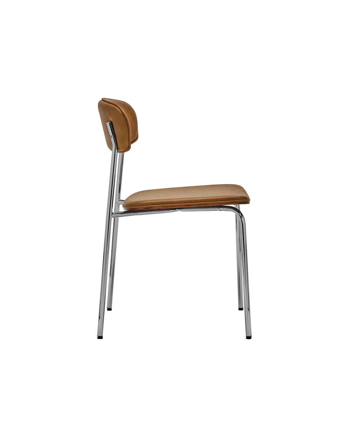 Stuhl, HDPova, Kognak, Crome in Cognac präsentiert im Onlineshop von KAQTU Design AG. Stuhl ist von House Doctor