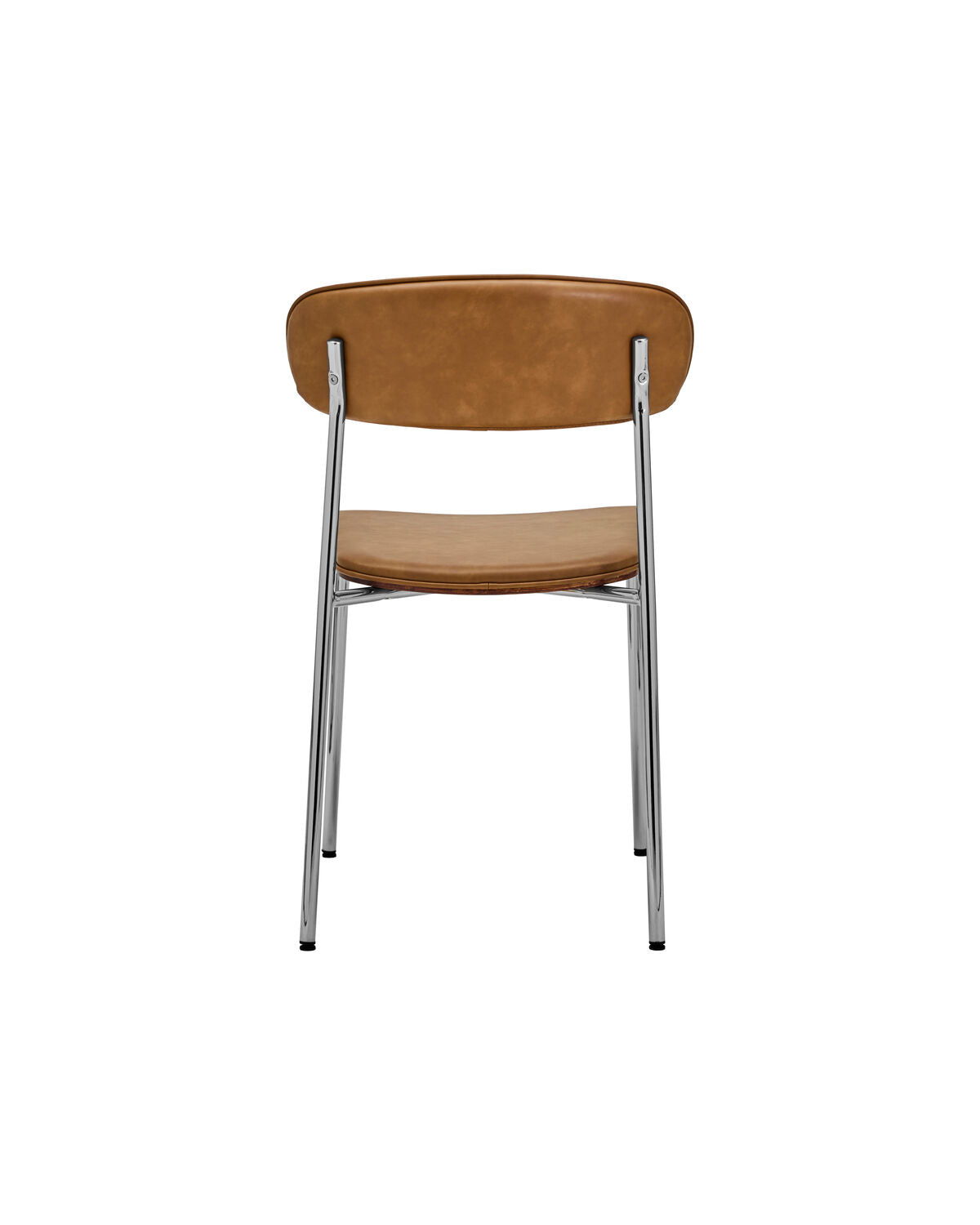 Stuhl, HDPova, Kognak, Crome in Cognac präsentiert im Onlineshop von KAQTU Design AG. Stuhl ist von House Doctor