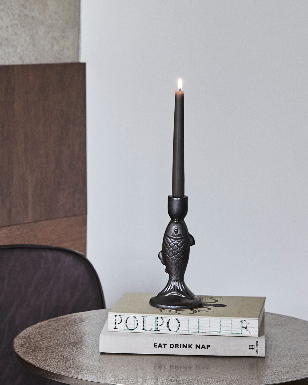 Kerzenständer, HDRio, Metallic-Schwarz in Metallic black präsentiert im Onlineshop von KAQTU Design AG. Kerzenständer ist von House Doctor