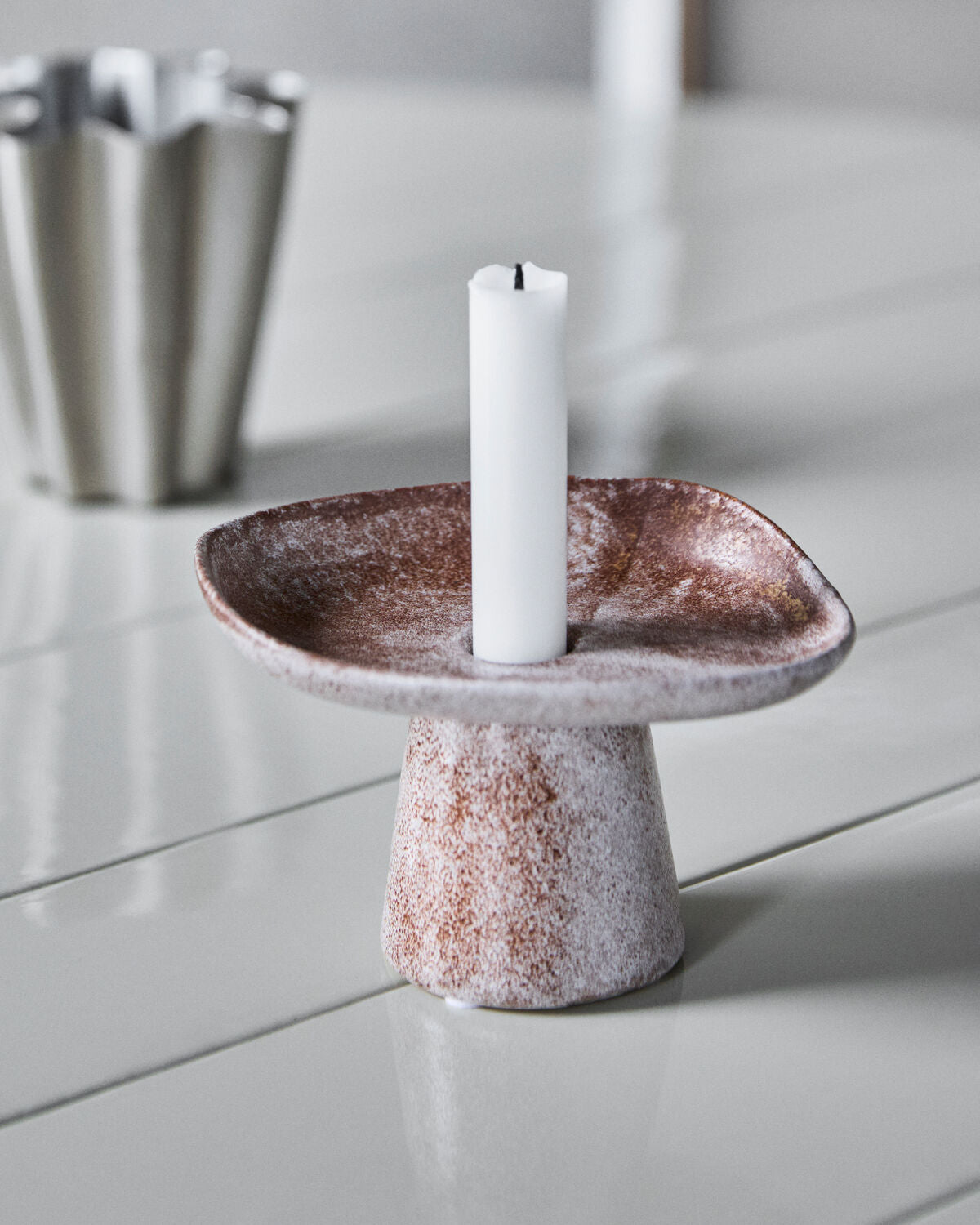 Kerzenständer, HDShay, Beige-Karamell in Beige caramel präsentiert im Onlineshop von KAQTU Design AG. Kerzenständer ist von House Doctor