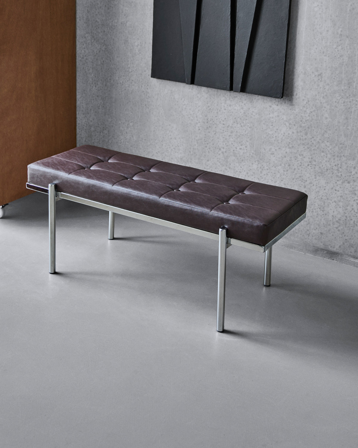 Bank, HDLao, Maulbeere, Chromoptik in Mulberry präsentiert im Onlineshop von KAQTU Design AG. Sitzbank ist von House Doctor
