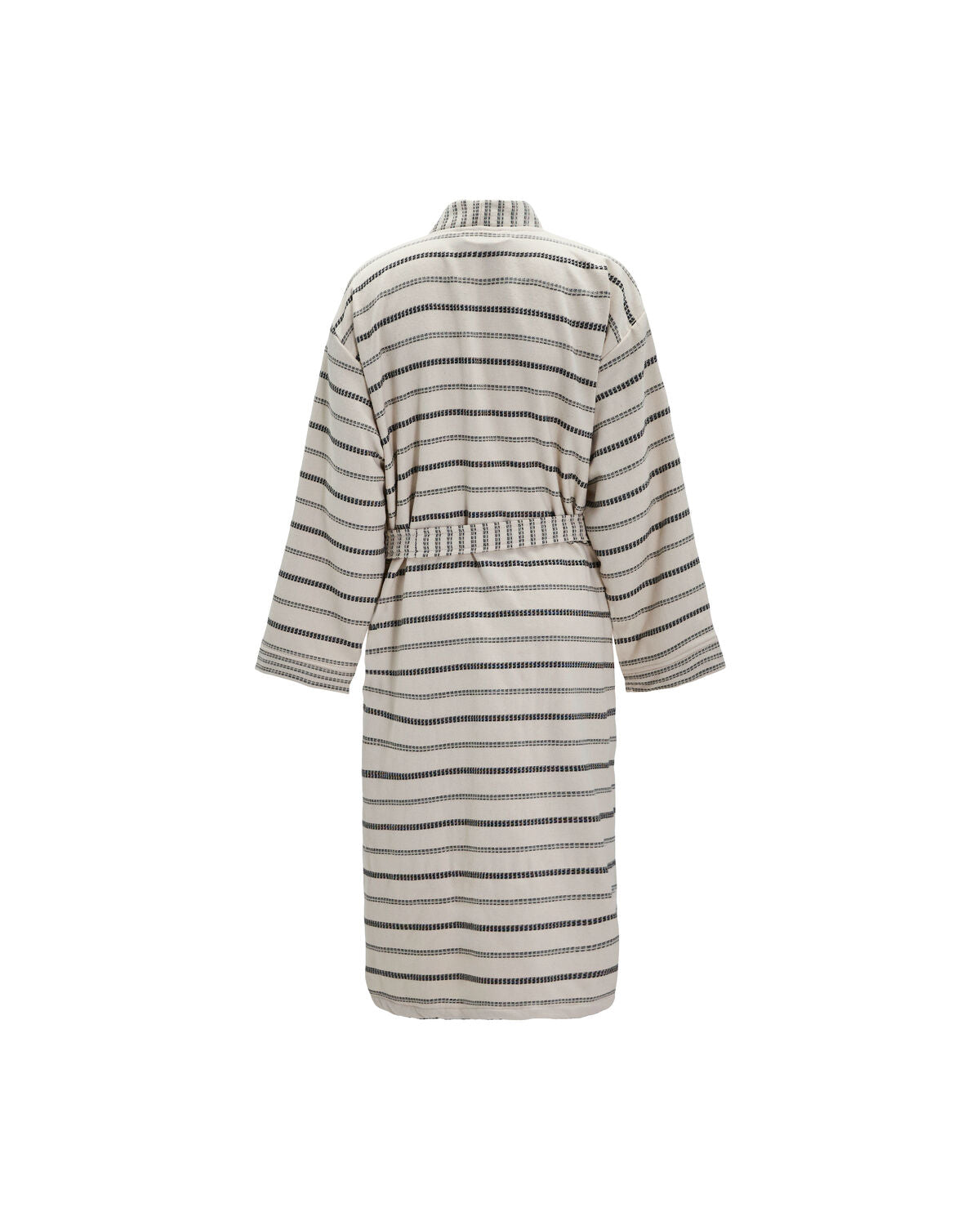 Bademantel, MKTrue L/XL, Off-White, Schwarz in Off-white präsentiert im Onlineshop von KAQTU Design AG. Bademantel ist von Meraki