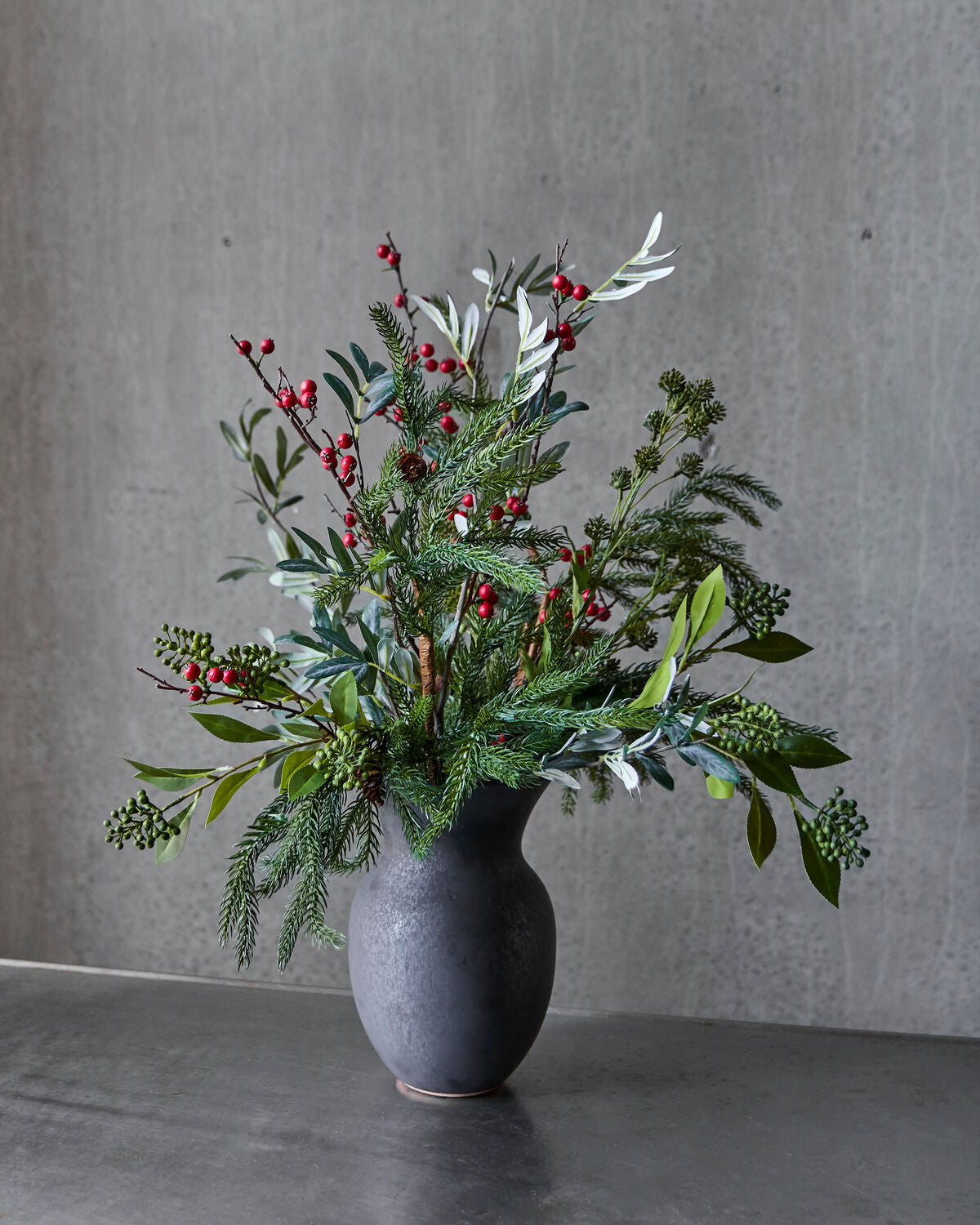 Artificial bouquet, HDWinter, Bunt in Multi präsentiert im Onlineshop von KAQTU Design AG. Kunstpflanze ist von House Doctor