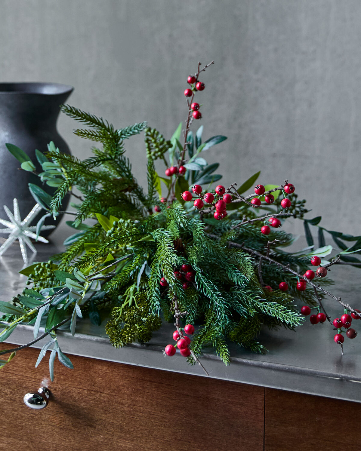 Artificial bouquet, HDWinter, Bunt in Multi präsentiert im Onlineshop von KAQTU Design AG. Kunstpflanze ist von House Doctor