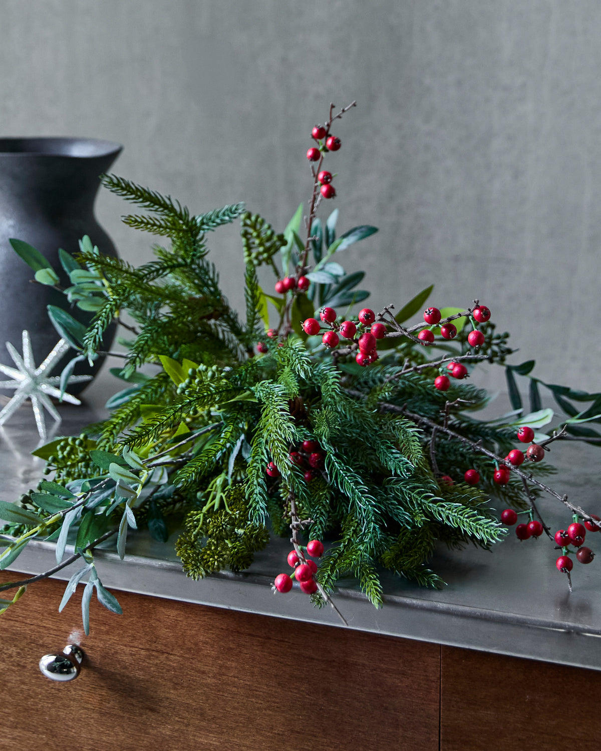 Artificial bouquet, HDWinter, Bunt in Multi präsentiert im Onlineshop von KAQTU Design AG. Kunstblume ist von House Doctor