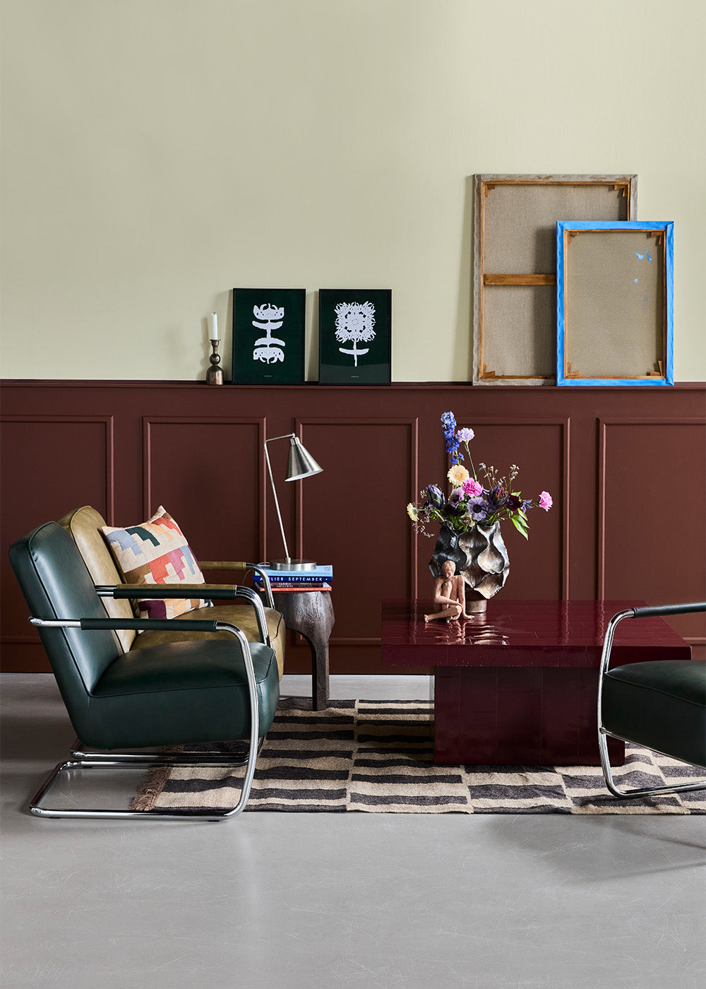 Lounge armchair, HdComma, dark green