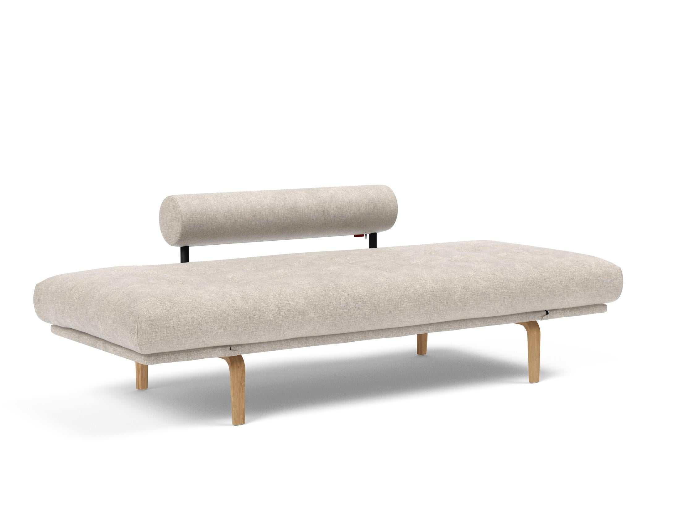 Erleben Sie das Rollo Bow Klappsofa 80 von Innovation Living – ein elegantes, multifunktionales Möbelstück mit edlem Classic-Gestellbezug.