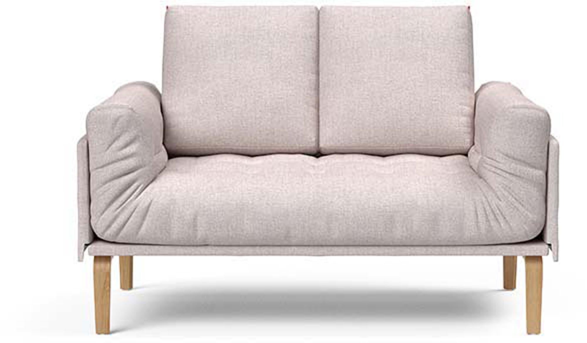 Rollo Bow Klappsofa 80 von Innovation Living: modernes Tagesbett mit 5-Stufen-Verstellung, ideal für kleine Räume, Komfort und Stil vereint.
