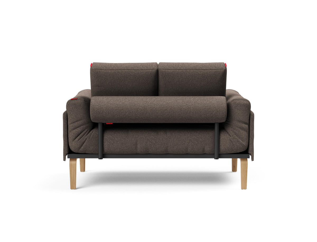 Rollo Bow Klappsofa 80 mit Gestellbezug Classic in 530 Bouclé Taupe präsentiert im Onlineshop von KAQTU Design AG. Bettsofa ist von Innovation Living